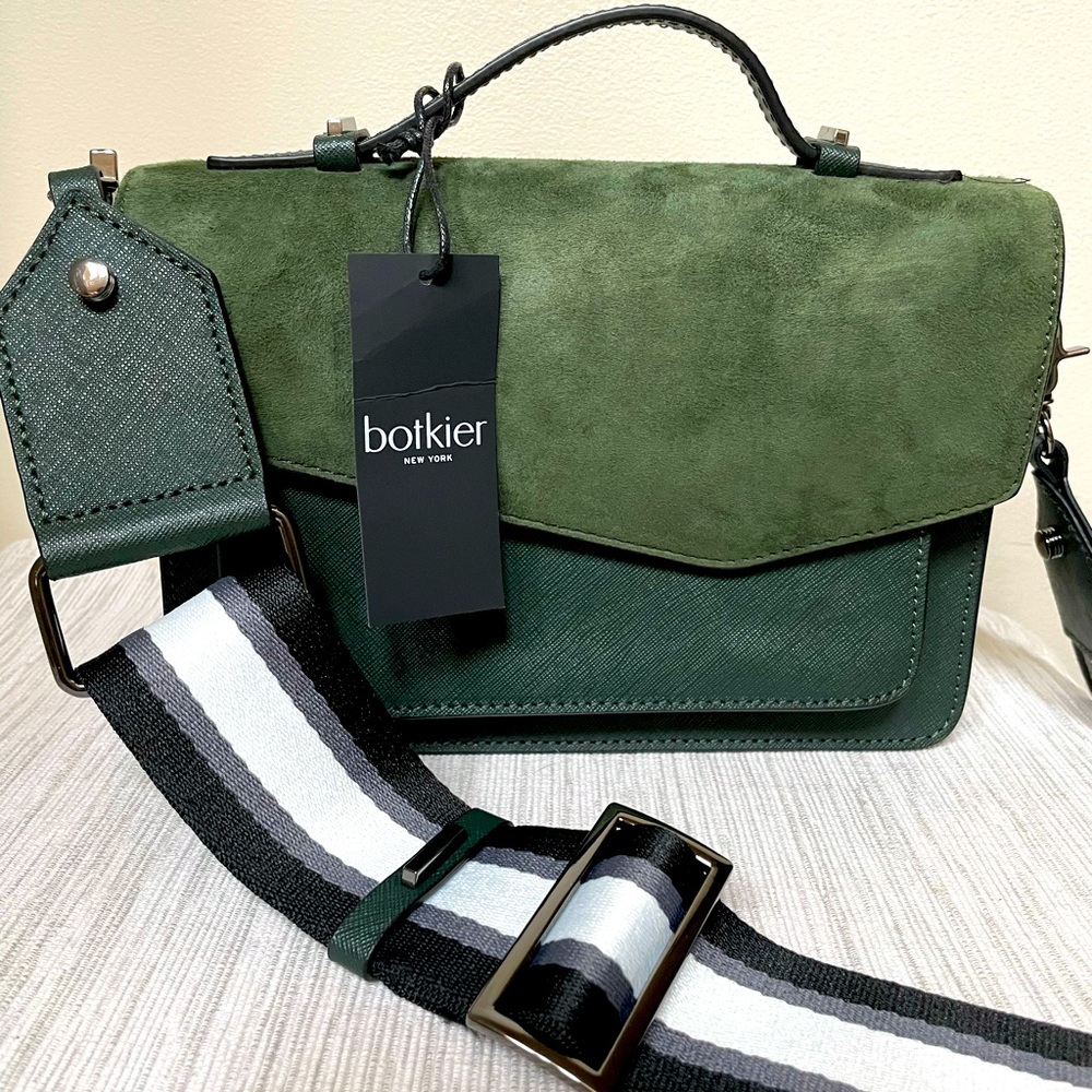 Botkier Cobble Hill Crossbody in Winter Green